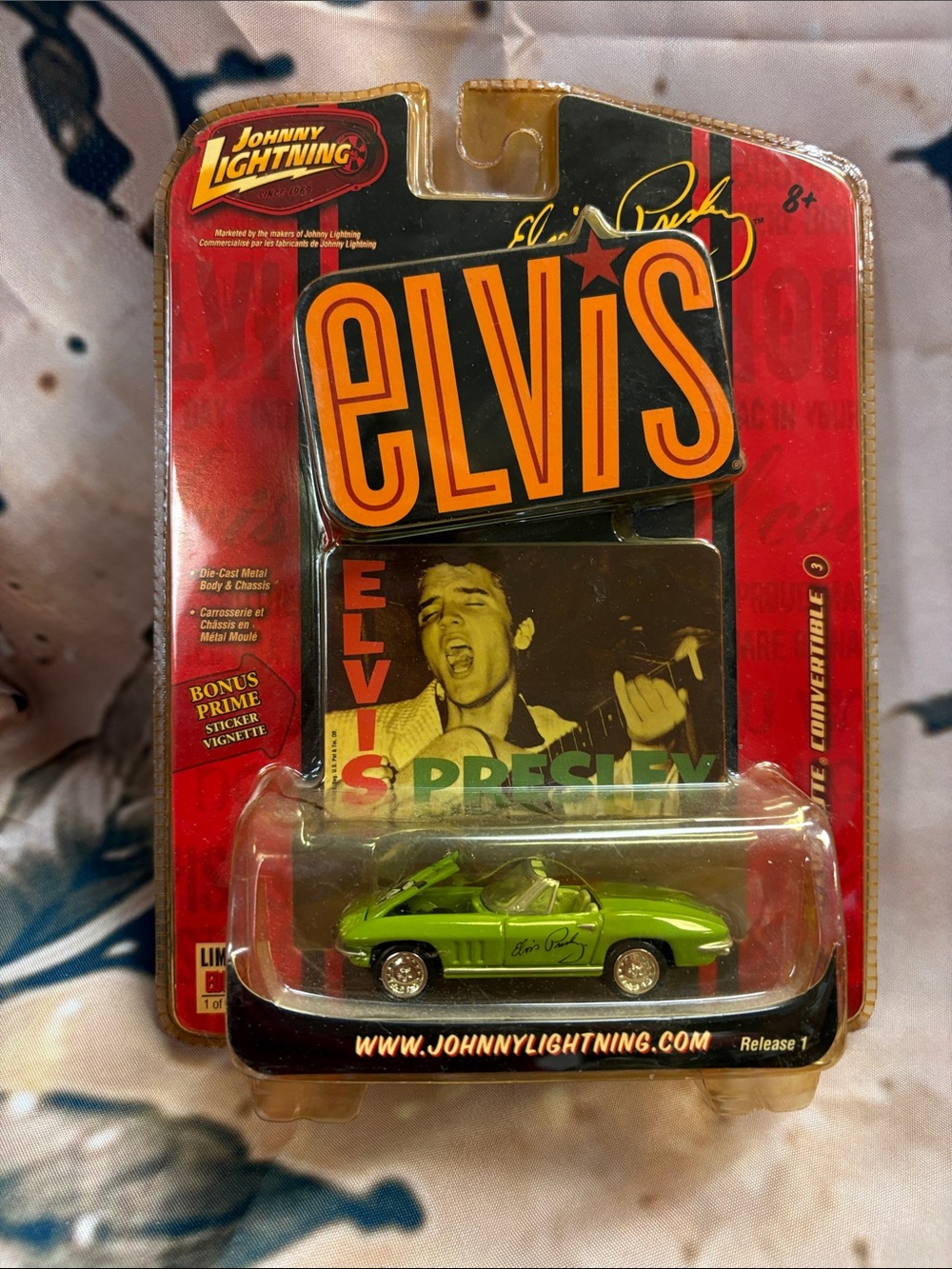 Elvis Green Convertible Die-Cast Car